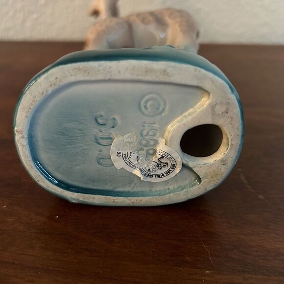 Five & Dime Ceramic Winding Neck African Giraffe Novelty Candle Holder 9” - Picture 6 of 6